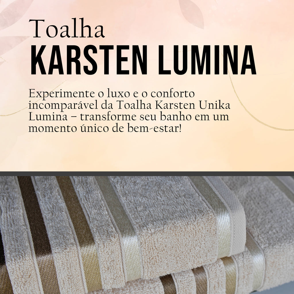 TOALHA BANHO E ROSTO KARSTEN UNIKA