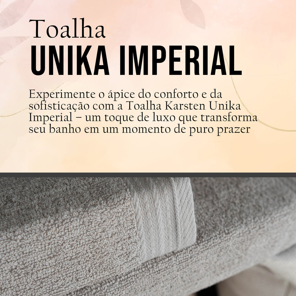 TOALHA BANHO E ROSTO KARSTEN IMPERIAL