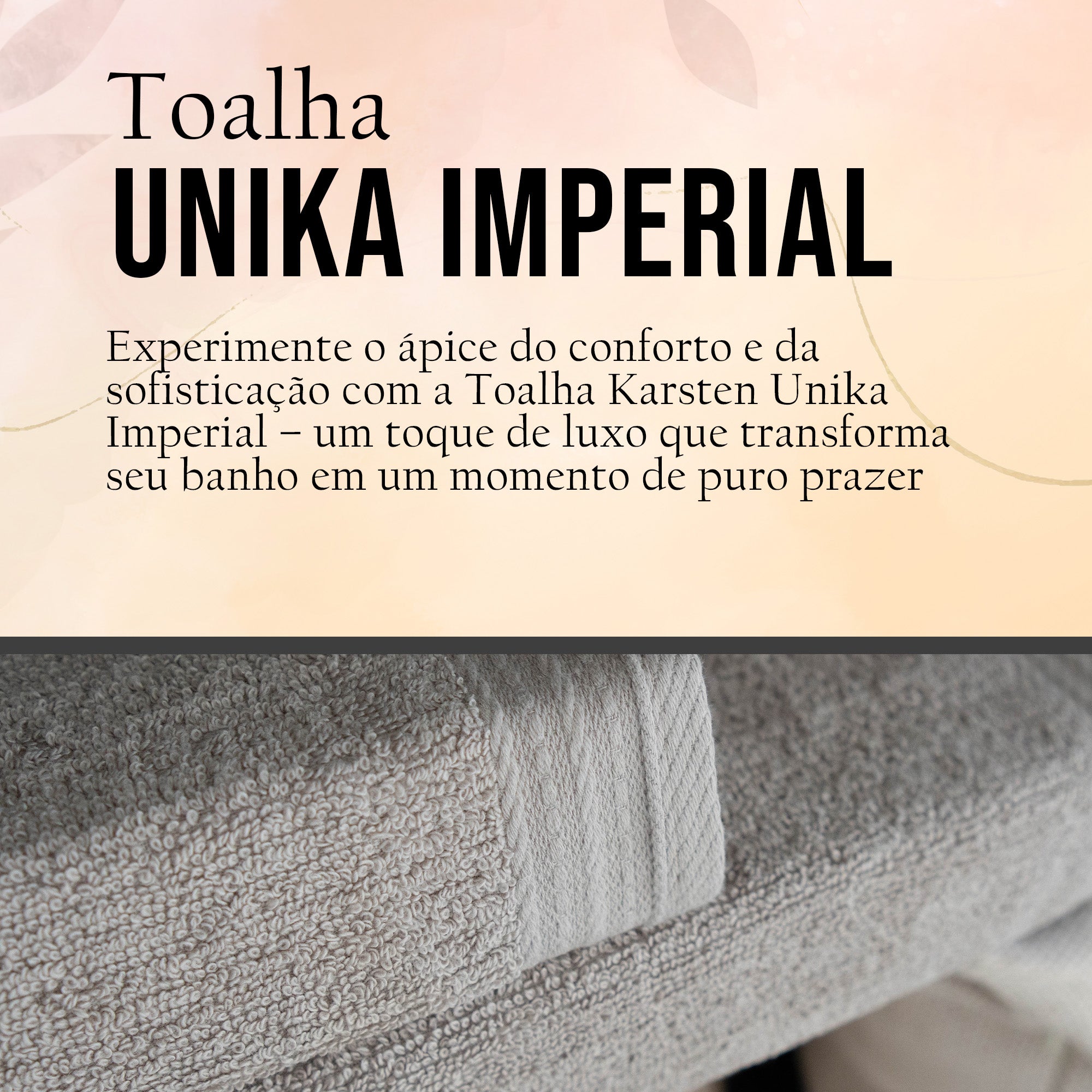 TOALHA BANHO E ROSTO KARSTEN IMPERIAL