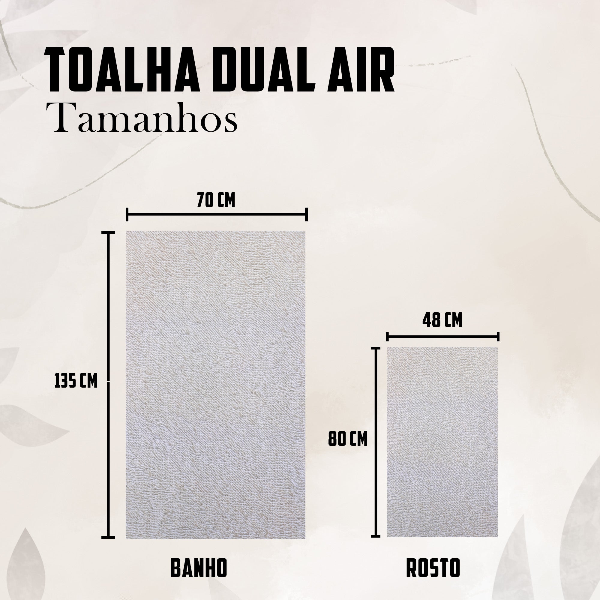 TOALHA BANHO E ROSTO BUDDEMEYER DUAL AIR