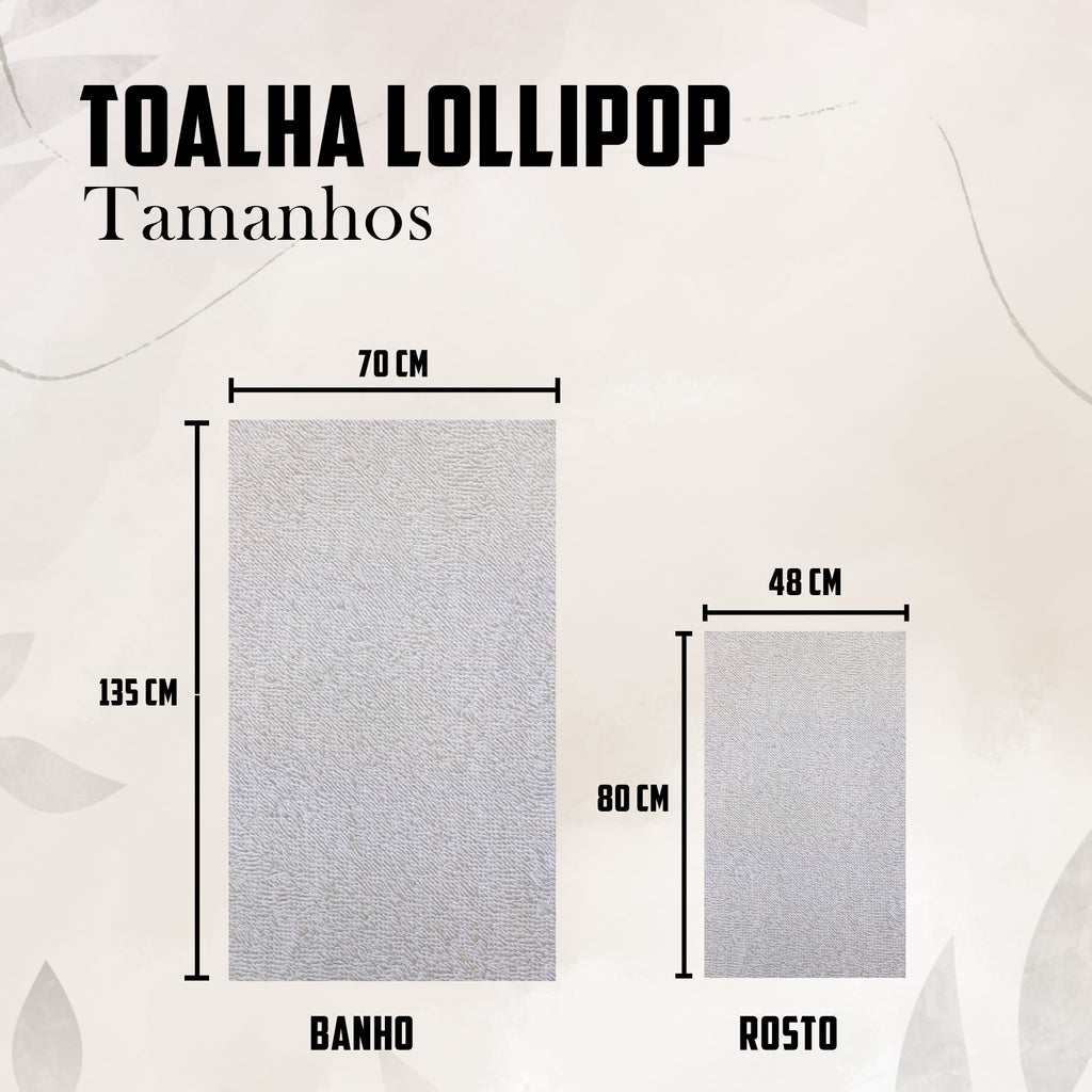 TOALHA BANHO E ROSTO BUDDEMEYER LOLLIPOP