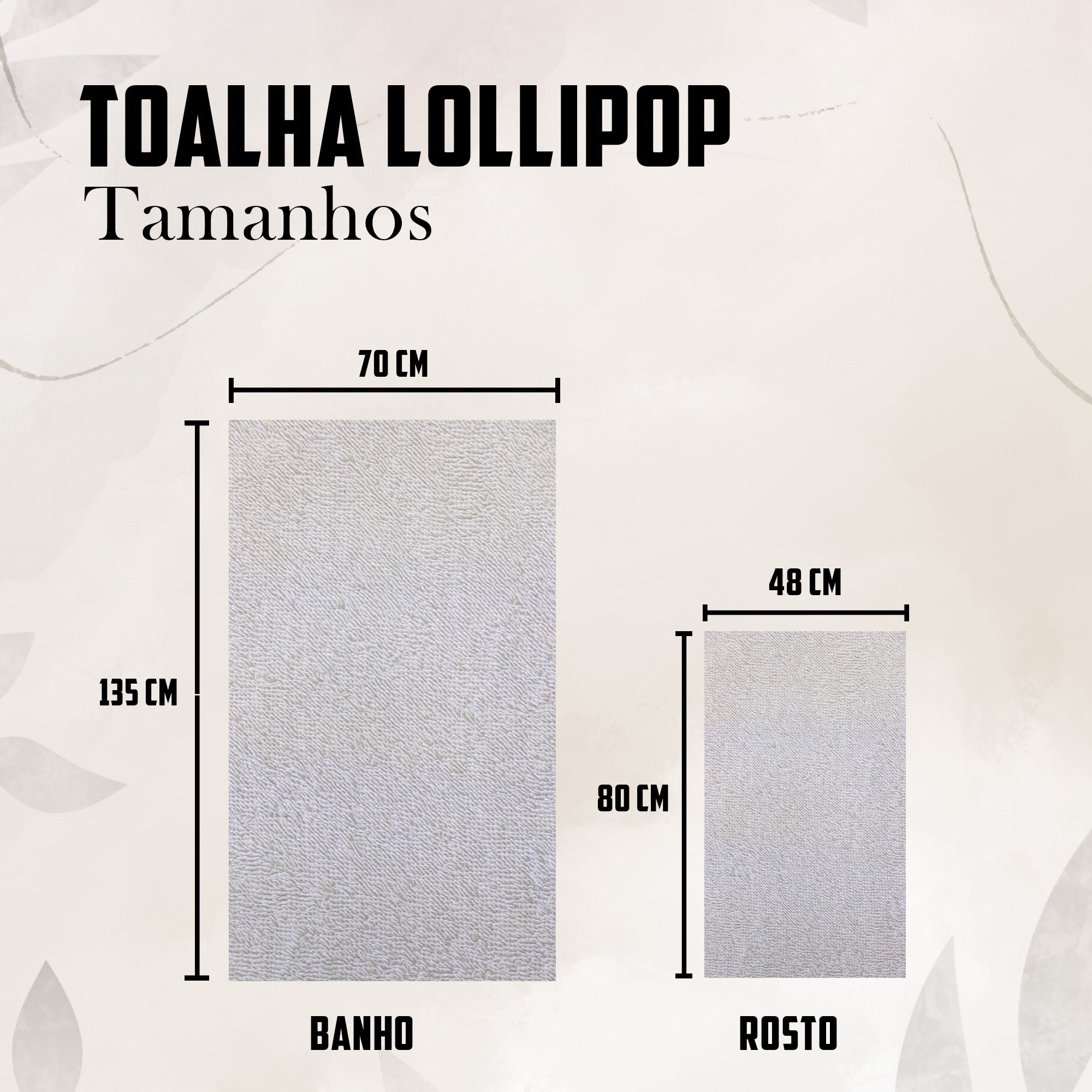 TOALHA BANHO E ROSTO BUDDEMEYER LOLLIPOP